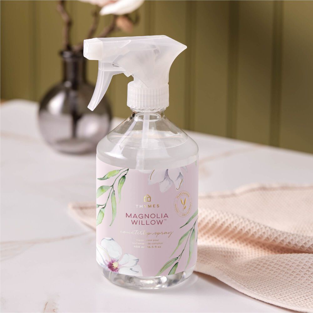 Thymes Magnolia Willow Countertop Spray is vegan and cruelty free image number 1